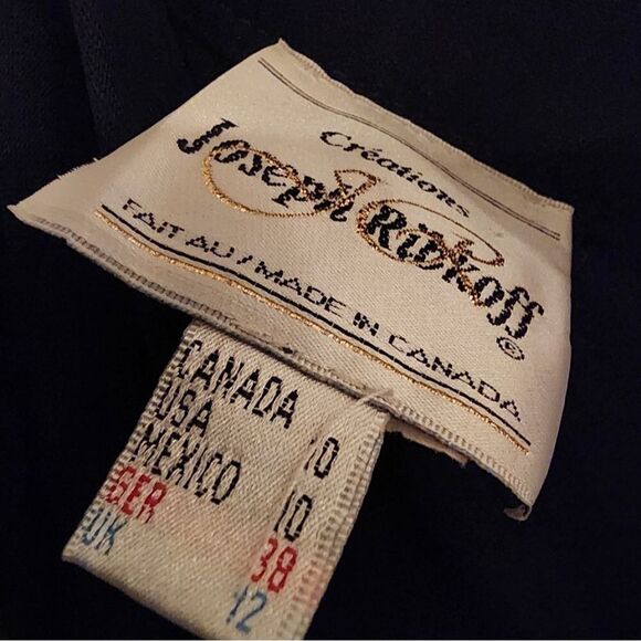 Joseph Ribkoff Creations black straight leg dress pants 10 - Picture 4 of 5